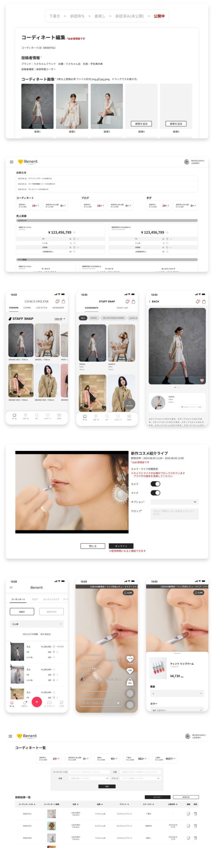 Benent(ベネント)オンライン販売支援サービスのイメージ画像