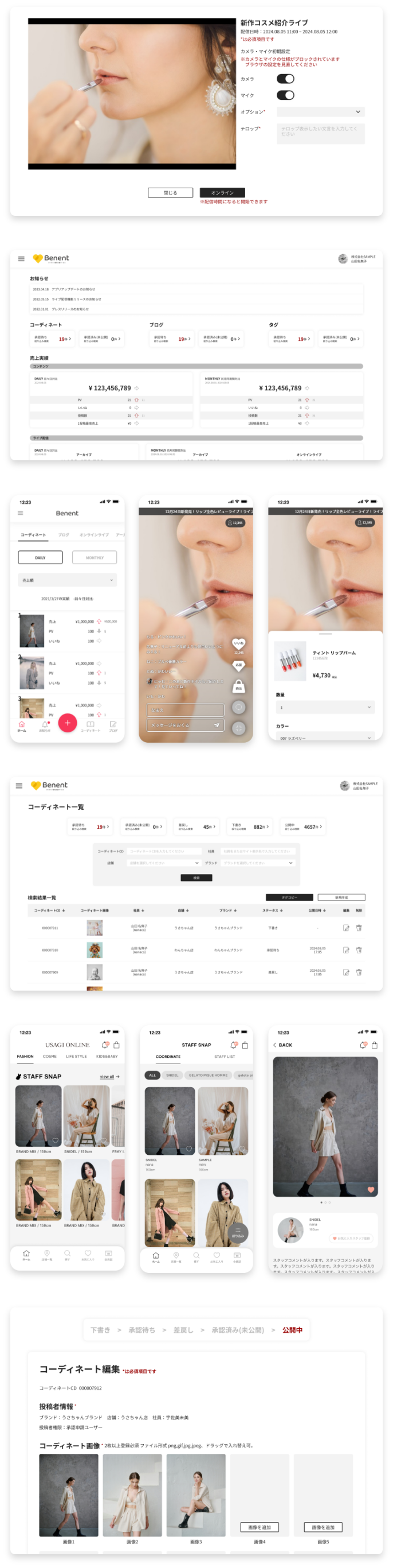Benent(ベネント)オンライン販売支援サービスのイメージ画像